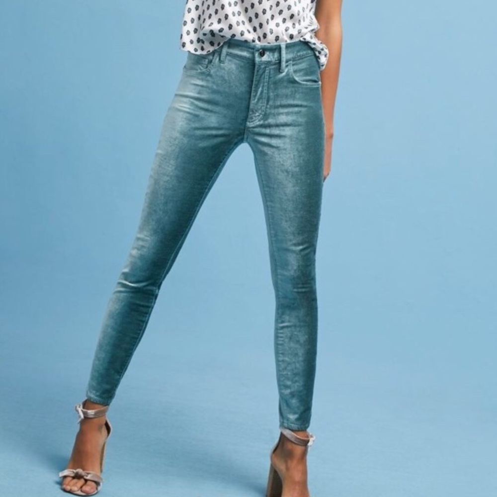 Anthropologie Pilcro Skinny Velvet Jeans 25